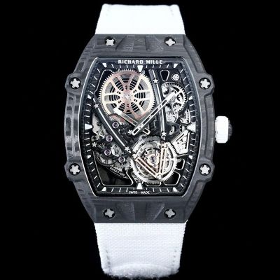 RICHARD MILLE Factory RM 27-05 Flying Tourbillon Rafael Nadal Black Carbon Fibre Diameter 47.25mm Watch